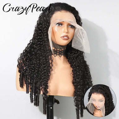 Big Curl Energy | 250% High Density Kinky Curly Glueless HD Lace 13x6 Frontal Wig Pre-Cut
