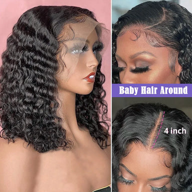 Ready To Wear | 180% Density Deep Wave Glueless HD Lace 13x4 Frontal Wig Pre-Cut