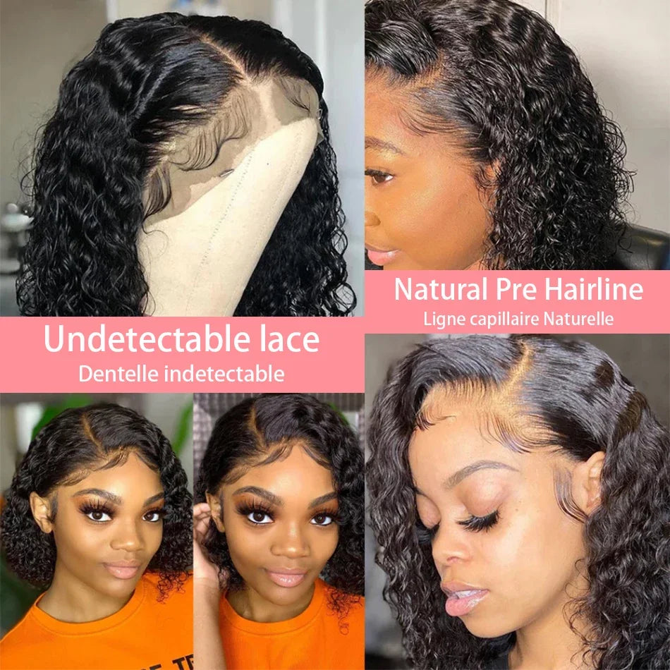 Throw On & Go | 200% Density Water Wave Glueless HD Lace 13x4 Frontal Wig
