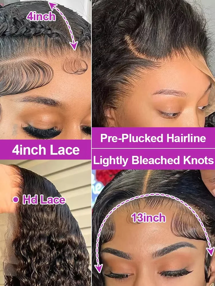 Effortless Waves | Water Wave Glueless HD Lace 13x6 Frontal Wig