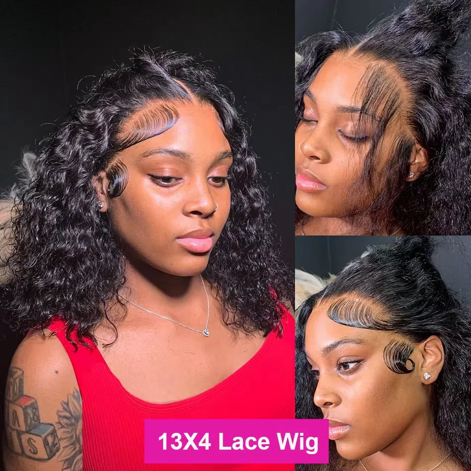 Throw On & Go | Deep Wave Glueless HD Lace 13x4 Frontal Wig
