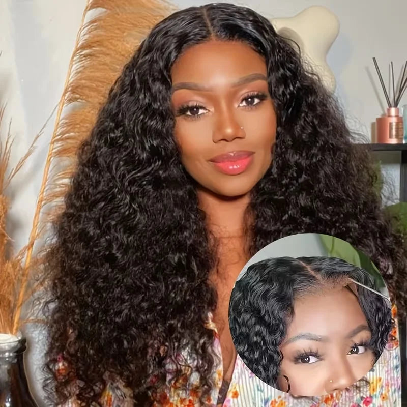 Wear & Go | 180% Density Water Wave Glueless HD Lace 4x4 Closure Wig