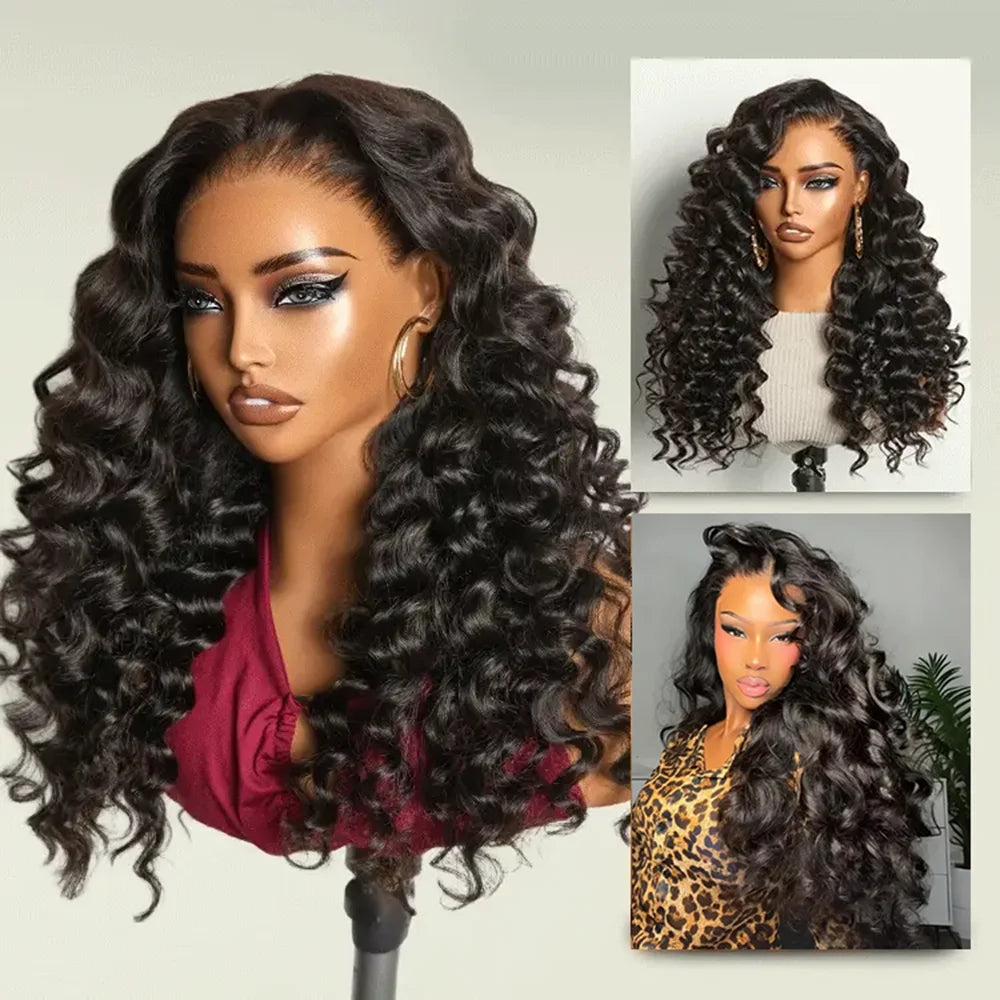 Flowy Waves | 250% High Density Loose Wave Glueless HD Lace 13x6 Frontal Wig