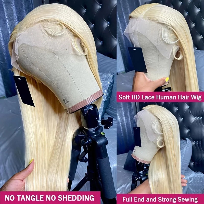 Blonde Vibes | 250% High Density 613 Blonde Glueless HD Lace 13x6 Frontal Wig by BLING STAR Pre-Cut
