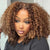 Wear & Go | Brown Highlight Water Wave Glueless HD Lace 13x4 Frontal Wig