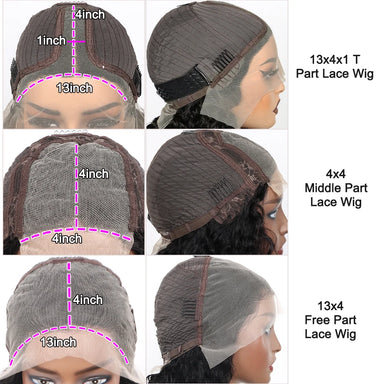 Wear & Go | 180% Density Water Wave Glueless HD Lace 13x4 Frontal Wig Pre-Cut