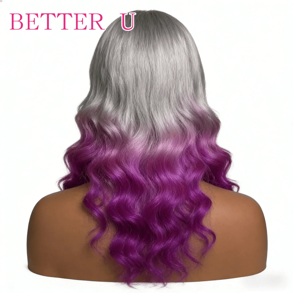 Effortless Glam | Salt & Pepper 250% High Density Loose Wave Glueless HD Lace 13x6 Frontal Wig