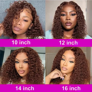 Wear & Go | Chocolate Brown Deep Wave Glueless HD Lace 13x4 Frontal Wig Pre-Cut
