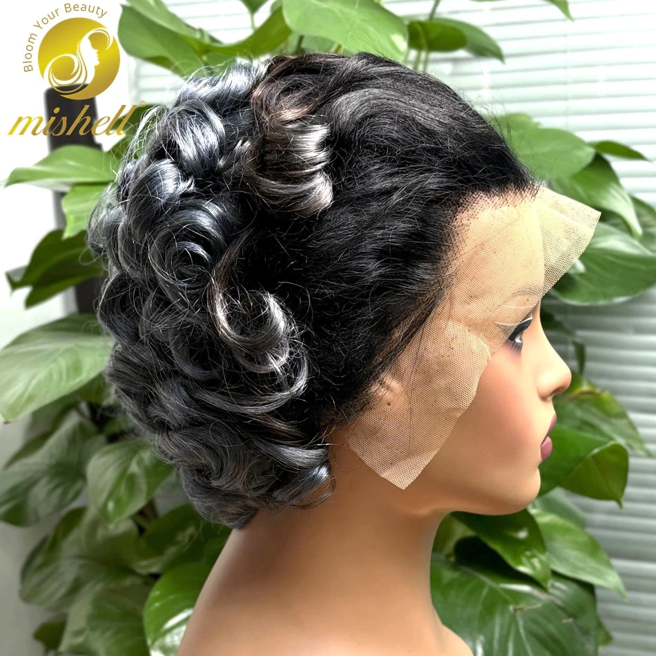 Flowy Waves | Salt & Pepper 250% High Density Loose Wave Glueless HD Lace 13x4 Frontal Wig