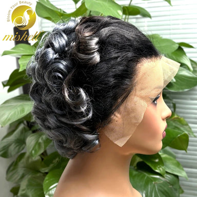 Flowy Waves | Salt & Pepper 250% High Density Loose Wave Glueless HD Lace 13x4 Frontal Wig