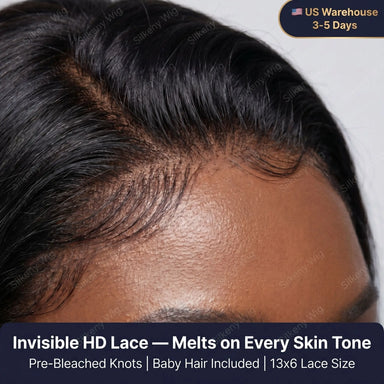 No Glue Needed | Wear & Go Glueless HD Lace 13x6 Frontal Wig Pre-Cut — Top Seller