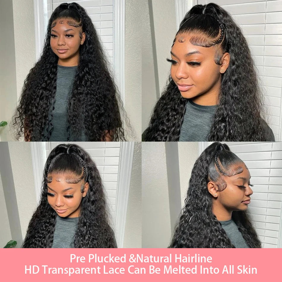 Throw On & Go | Deep Wave Glueless HD Lace 13x6 Frontal Wig by Melody