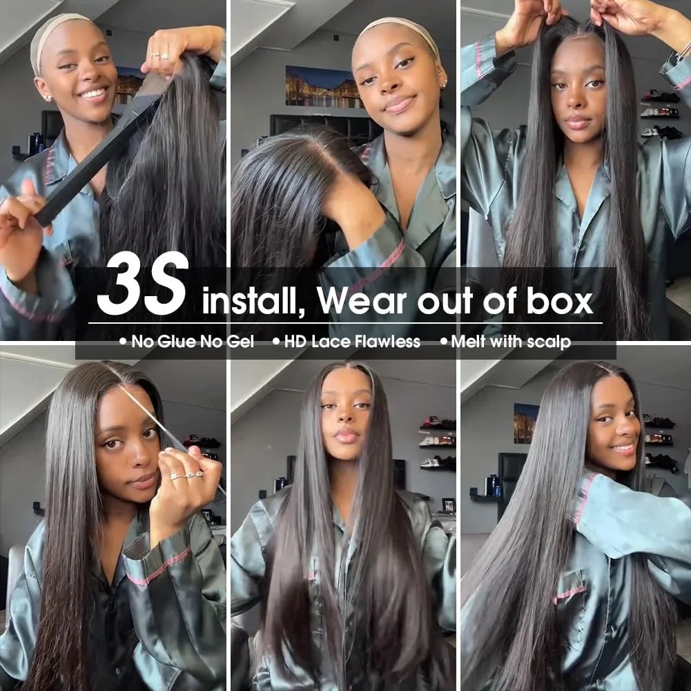 Classic Silk | Straight Glueless HD Lace 13x6 Frontal Wig