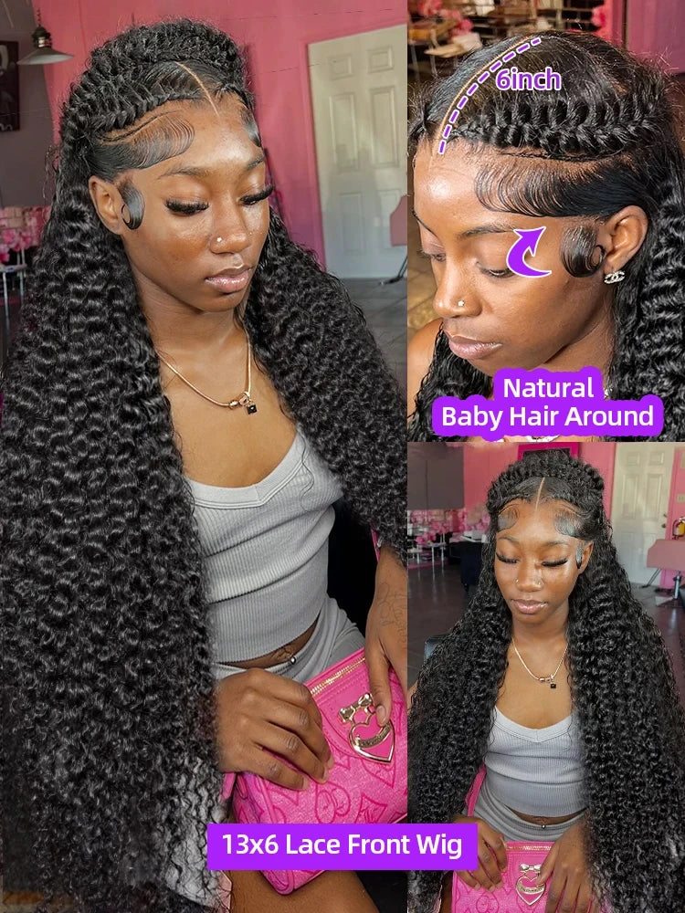 Ready To Wear | 220% Density Deep Wave Glueless HD Lace 13x6 Frontal Wig