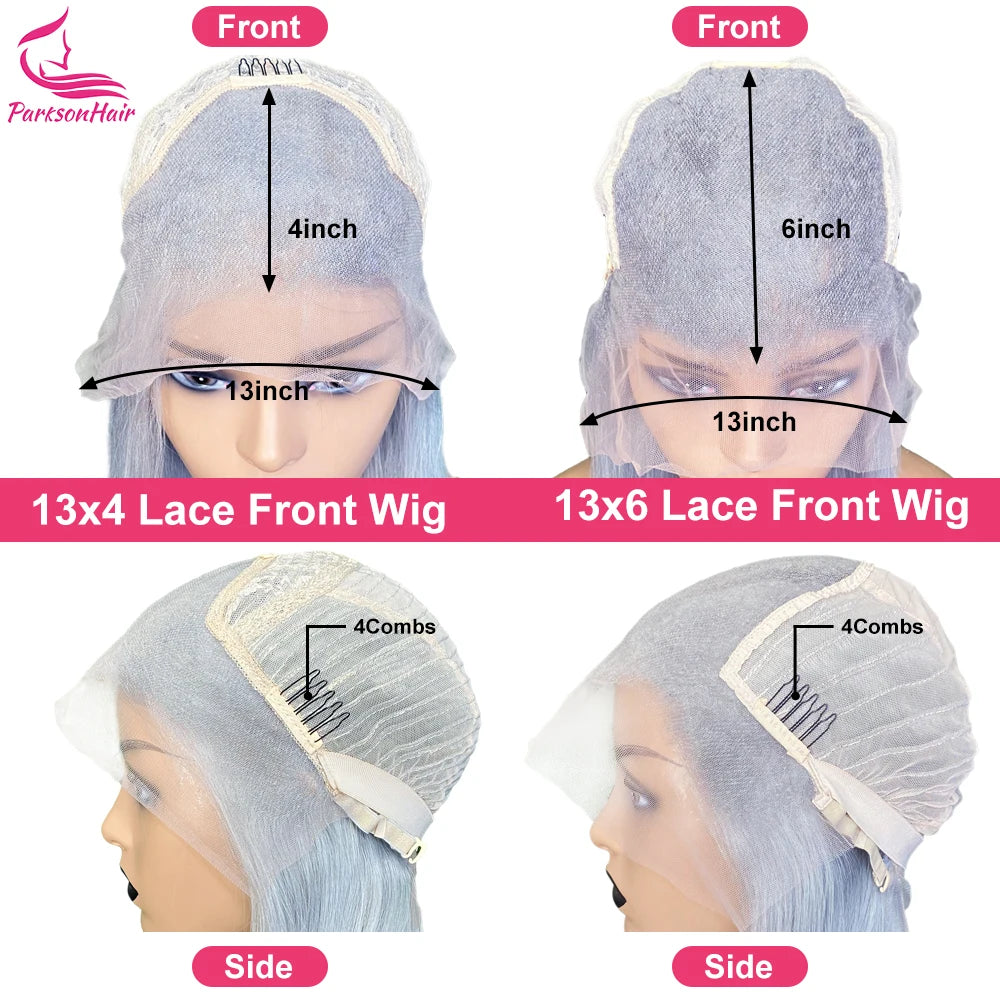 Platinum Glow | 613 Blonde Glueless HD Lace 13x6 Frontal Wig by Parksonhair Pre-Cut
