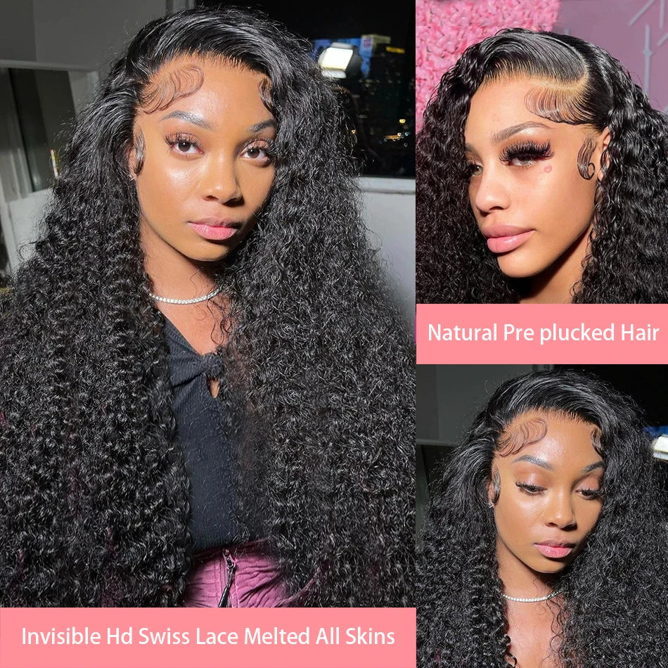 Throw On & Go | Deep Wave Glueless HD Lace 13x6 Frontal Wig by Melody