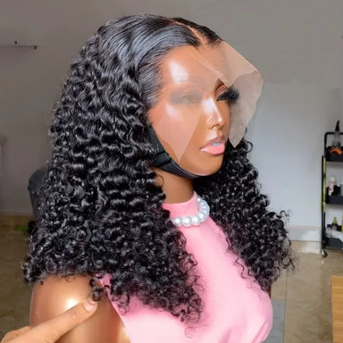 Throw On & Go | Deep Wave Glueless HD Lace 13x4 Frontal Wig