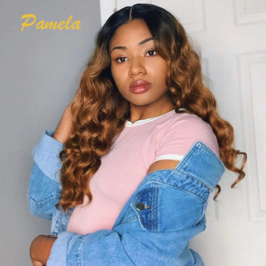 Wear & Go | Honey Brown Highlight Deep Wave Glueless HD Lace 13x6 Frontal Wig