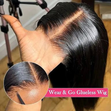 Polished Look | Straight Glueless HD Lace 7x5 Closure Wig Pre-Cut