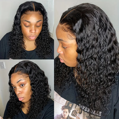 Effortless Waves | 200% Density Water Wave Glueless HD Lace 13x4 Frontal Wig Pre-Cut