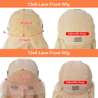 Ready To Wear | 613 Blonde 250% High Density Deep Wave Glueless HD Lace 13x6 Frontal Wig