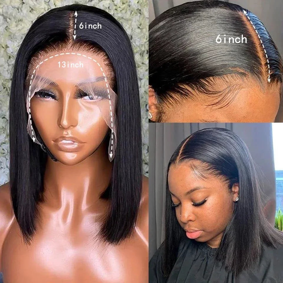 Trendy Cut | 180% Density Bob Glueless HD Lace 13x6 Frontal Bob Wig