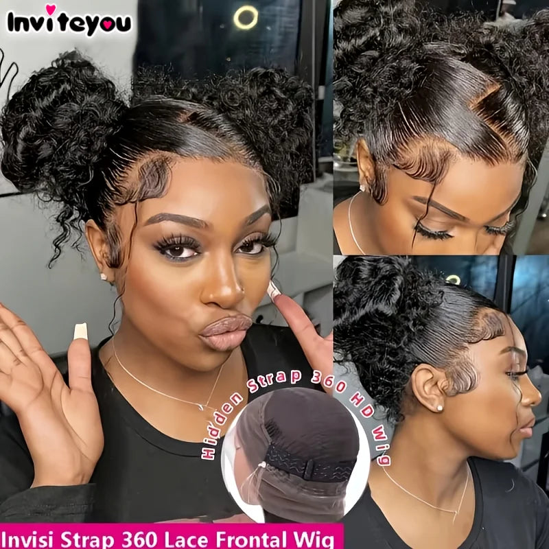 Curl Goals | 250% High Density Kinky Curly Glueless HD Lace 360 Lace Wig