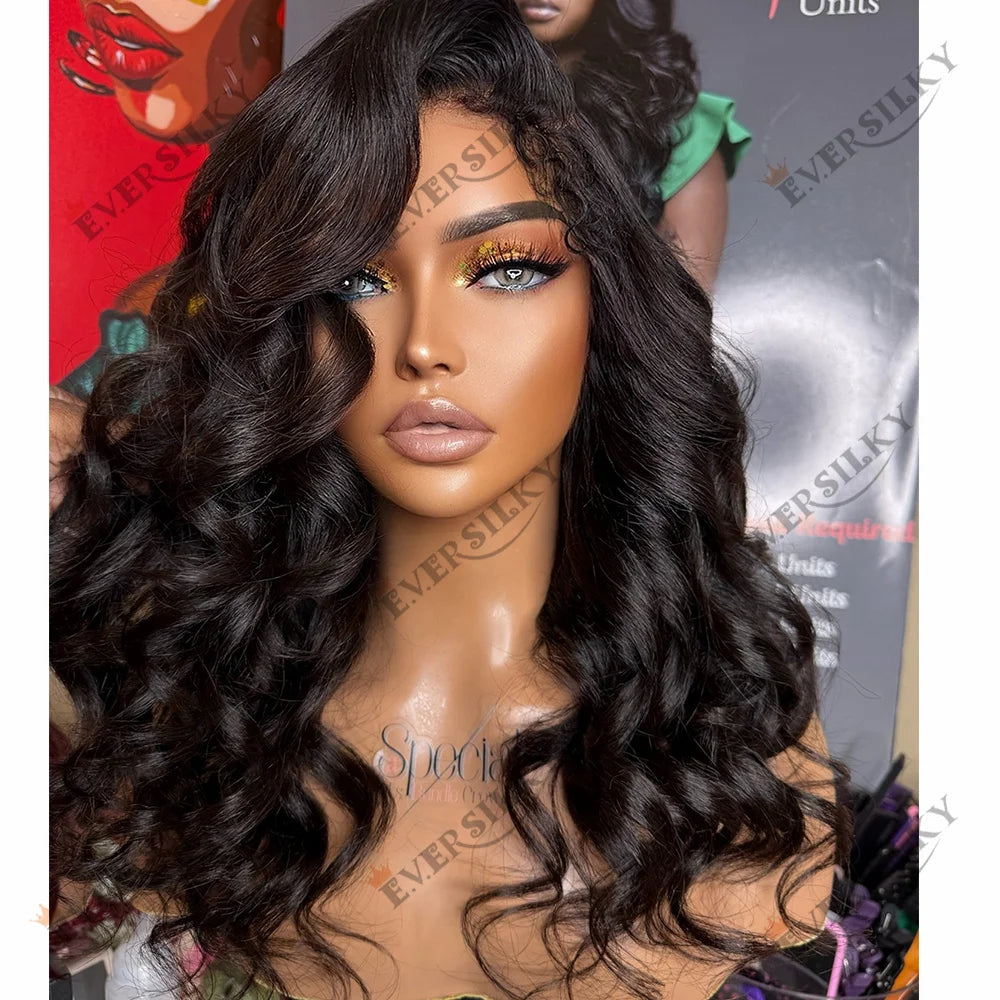 Effortless Glam | Loose Wave Glueless HD Lace 13x4 Frontal Wig by Eversilky