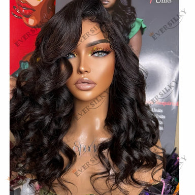 Effortless Glam | Loose Wave Glueless HD Lace 13x4 Frontal Wig by Eversilky