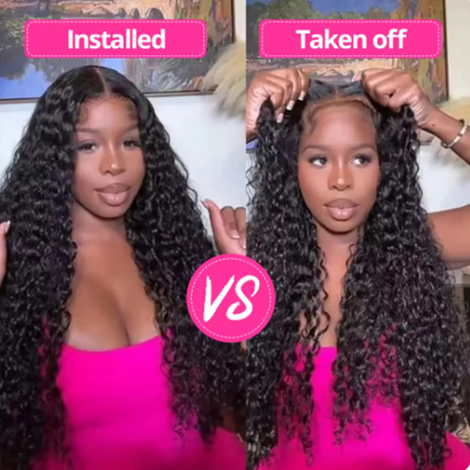Effortless Waves | Water Wave Glueless HD Lace 13x4 Frontal Wig by Verve Strands