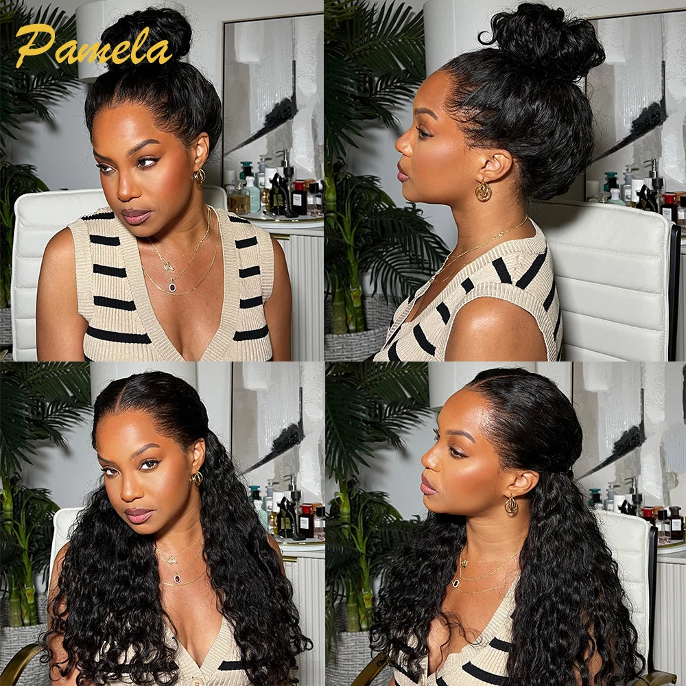 Throw On & Go | 250% High Density Deep Wave Glueless HD Lace 13x6 Frontal Wig