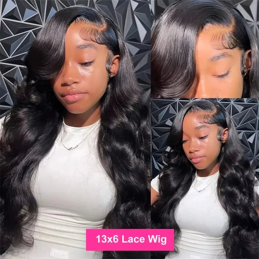 Effortless Glam | 250% High Density Loose Wave Glueless HD Lace 13x6 Frontal Wig Pre-Cut