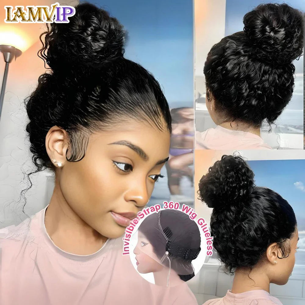 Curl Goals | 250% High Density Kinky Curly Glueless HD Lace 13x4 Frontal Wig