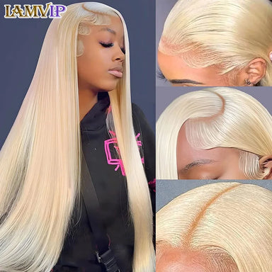 Bold Blonde | Honey Brown Highlight 250% High Density 613 Blonde Glueless HD Lace 13x6 Frontal Wig