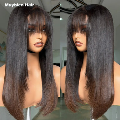No Glue Needed | Ombre Brown Wear & Go Glueless HD Lace 5x5 Closure Wig