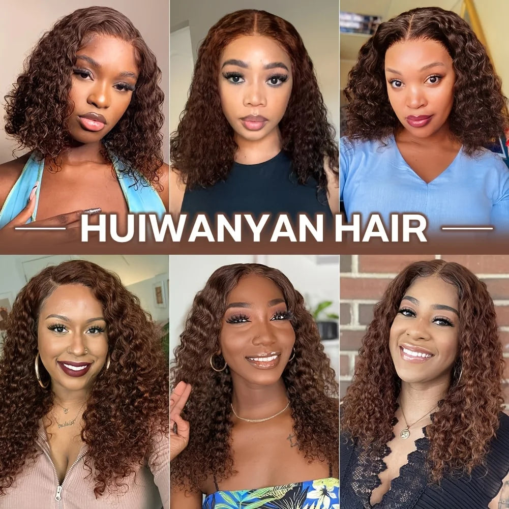 Ready To Wear | Chocolate Brown Deep Wave Glueless HD Lace 13x4 Frontal Wig