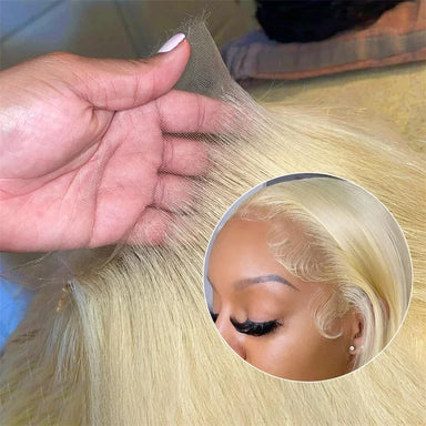 Bold Blonde | 220% Density 613 Blonde Glueless HD Lace 13x6 Frontal Wig