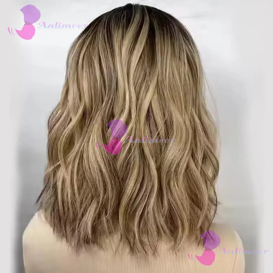 Color Pop | Brown Highlight Glueless HD Lace 13x4 Frontal Wig Pre-Cut