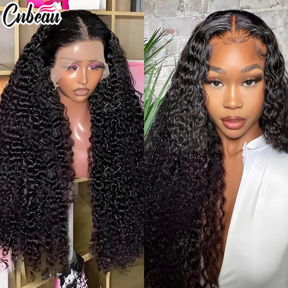 Throw On & Go | 250% High Density Deep Wave Glueless HD Lace 13x6 Frontal Wig by CNBEAU