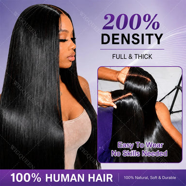 Classic Silk | Straight Glueless HD Lace Full Lace Wig Pre-Cut