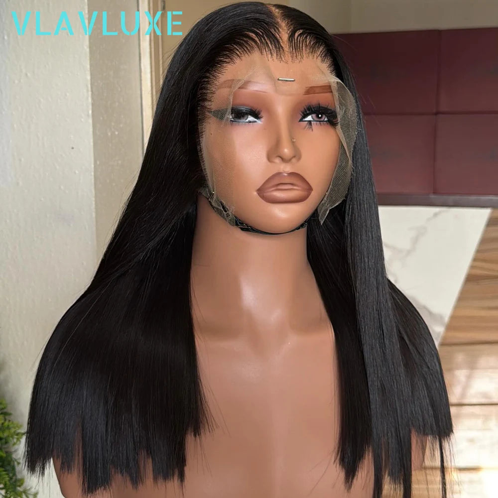 Sleek & Smooth | 400% Super Density Straight Glueless HD Lace 13x6 Frontal Wig Pre-Cut