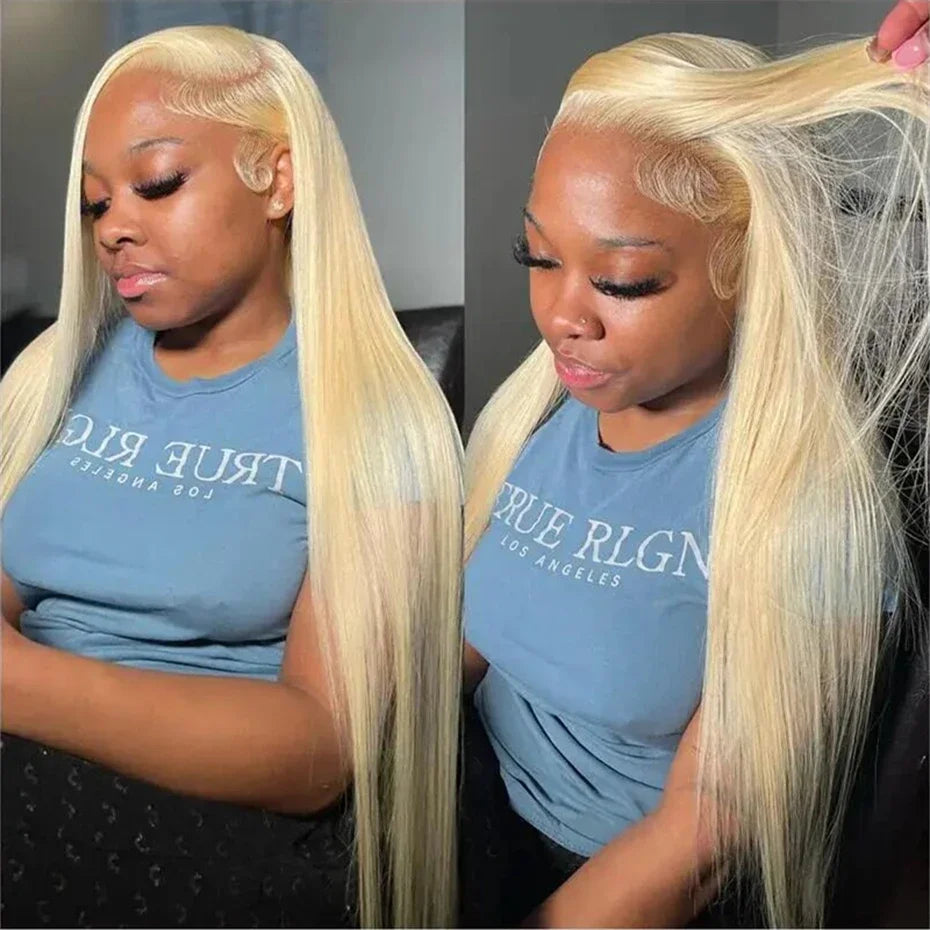 Blonde Vibes | 220% Density 613 Blonde Glueless HD Lace 13x4 Frontal Wig