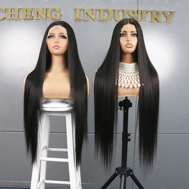 Classic Silk | 200% Density Straight Glueless HD Lace 13x6 Frontal Wig by NuoCheng Pre-Cut