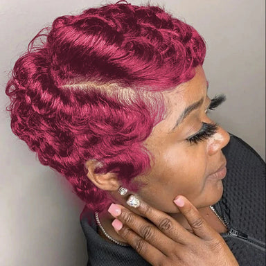 Bold & Beautiful | Burgundy 99J Glueless HD Lace 13x4 Frontal Wig by Wig by Vivas