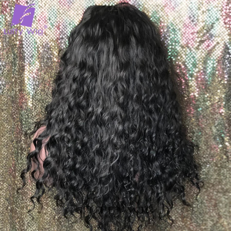 Curl Goals | Kinky Curly Glueless HD Lace 13x6 Frontal Wig Pre-Cut