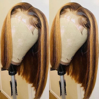 Trending Now | Honey Brown Highlight Glueless HD Lace 13x4 Frontal Wig by SilkyConfidence