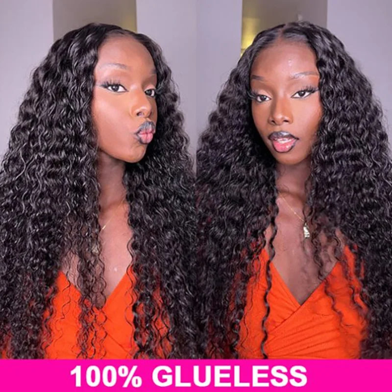 Throw On & Go | Deep Wave Glueless HD Lace 7x5 Closure Wig