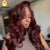 Bold & Beautiful | Burgundy 99J Glueless HD Lace 13x6 Frontal Wig by aliafee