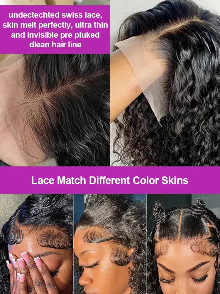 Effortless Waves | Water Wave Glueless HD Lace 13x6 Frontal Wig