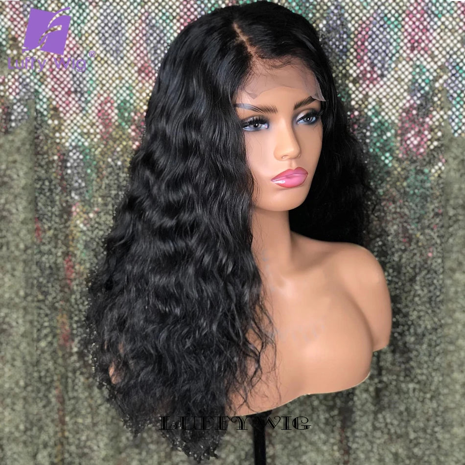 Curl Goals | Kinky Curly Glueless HD Lace 13x6 Frontal Wig Pre-Cut